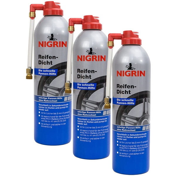 Set 3 Buc Nigrin Spray Reparat Anvelope 500ML 74074